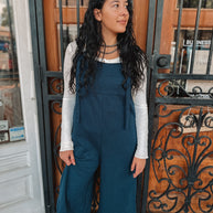 Textured Overalls