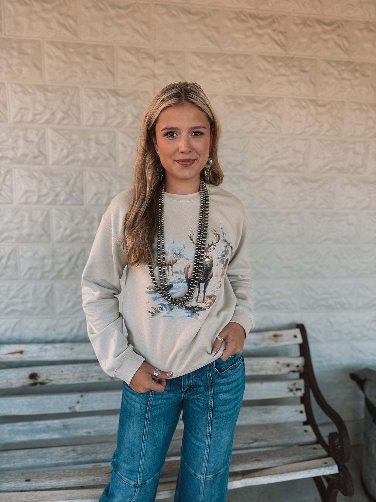 Retro Wilderness Deer