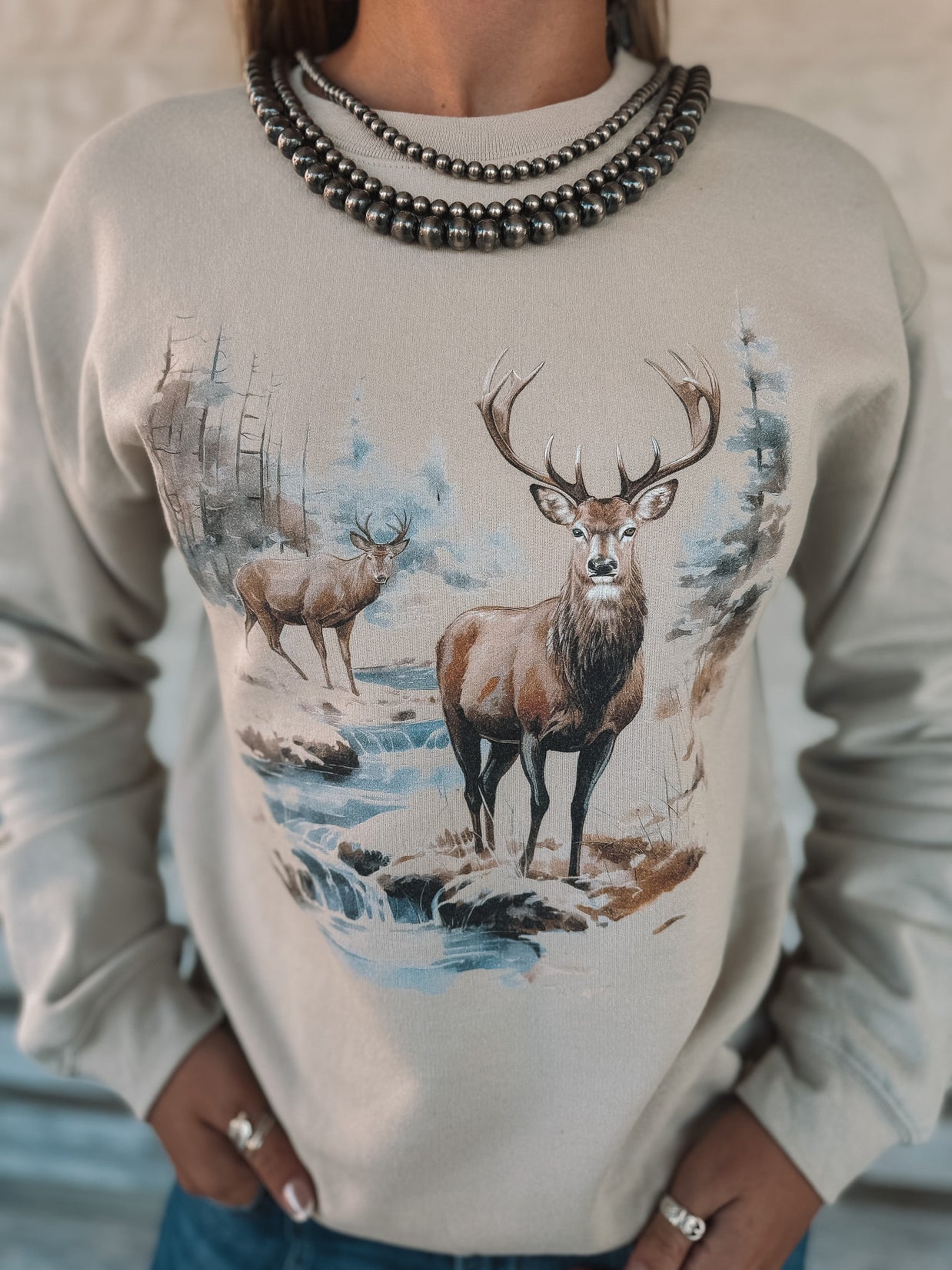 Retro Wilderness Deer