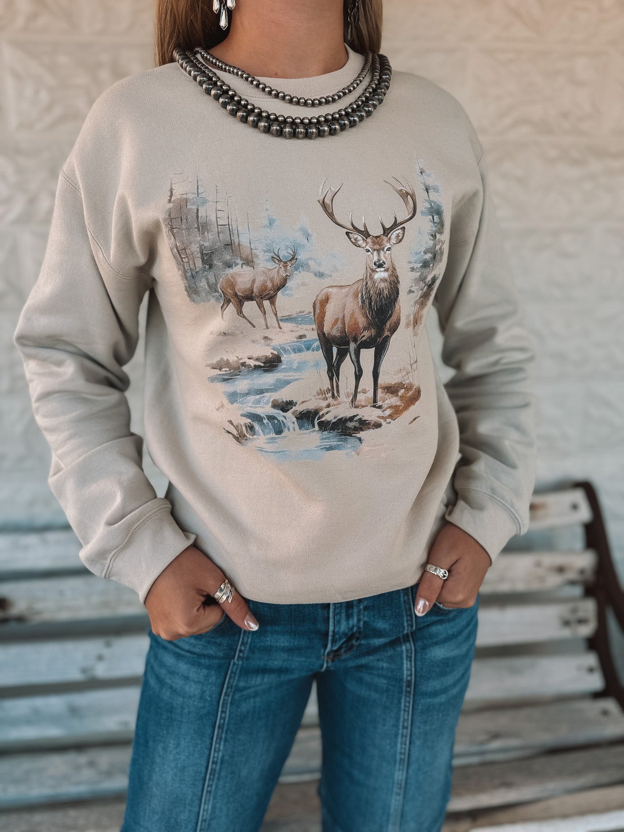 Retro Wilderness Deer