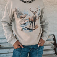 Retro Wilderness Deer