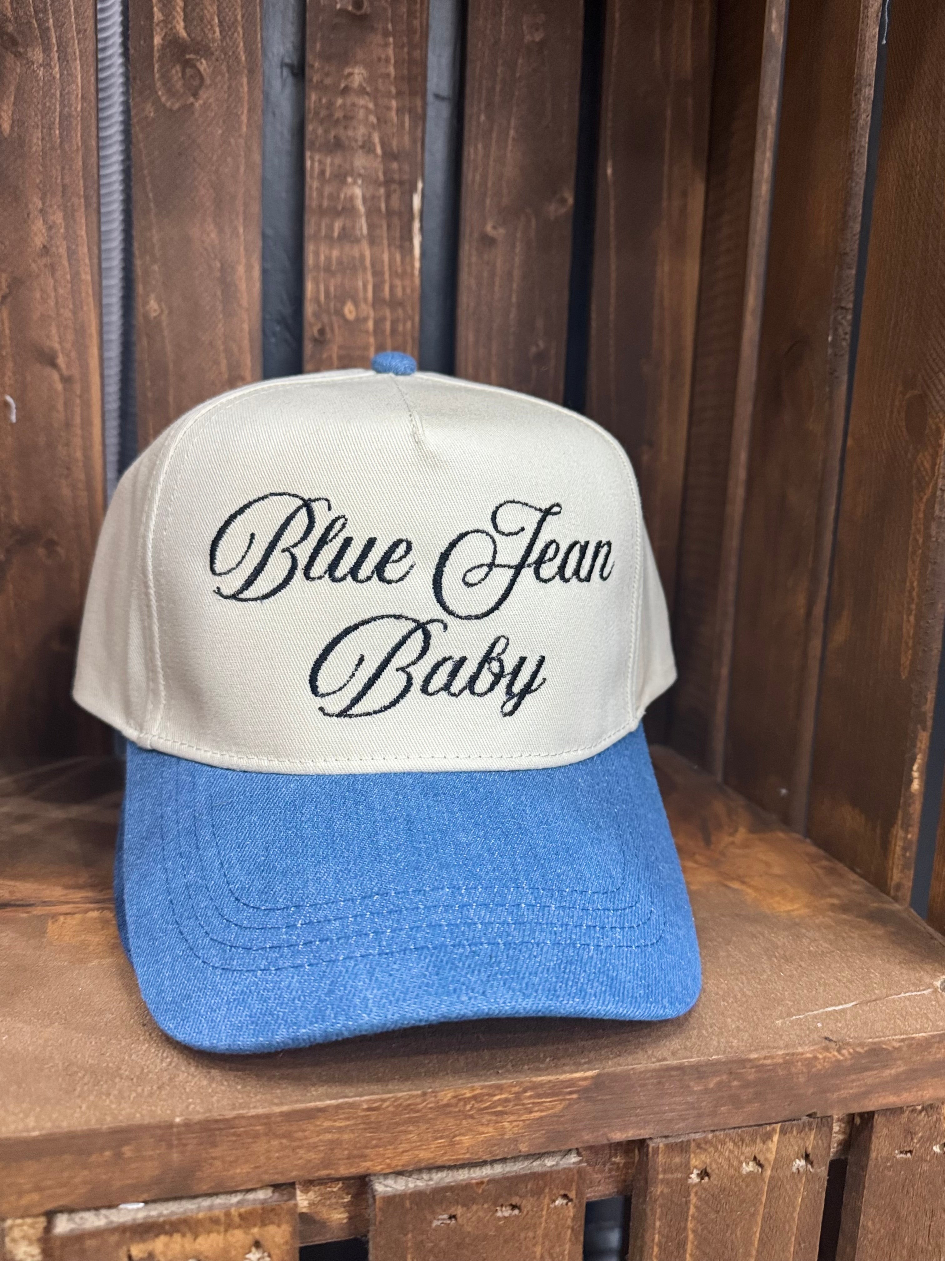 Blue Jean Baby Hat