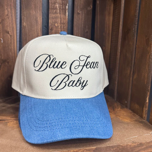 Blue Jean Baby Hat