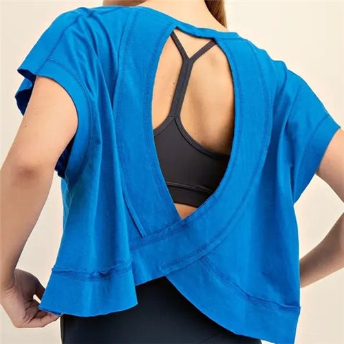 Raeme Open Back Top