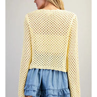 Sunny Shine Crochet Sweater