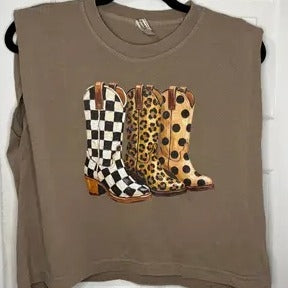 Boots Crop Tank