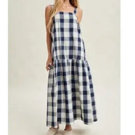 Madras Midi Dress