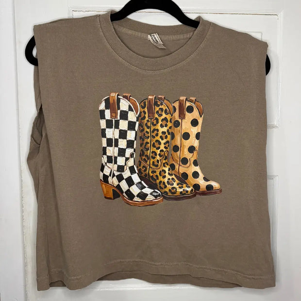 Boots Crop Tank
