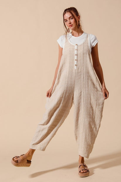 Breezy Weave Jumpsuit