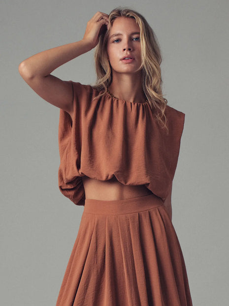 Volumina Tie Back Top