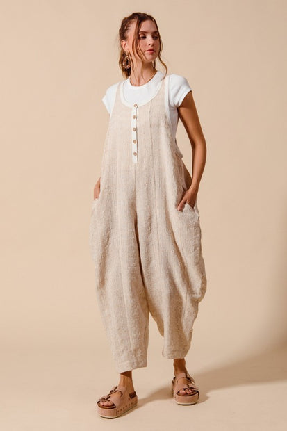 Breezy Weave Jumpsuit
