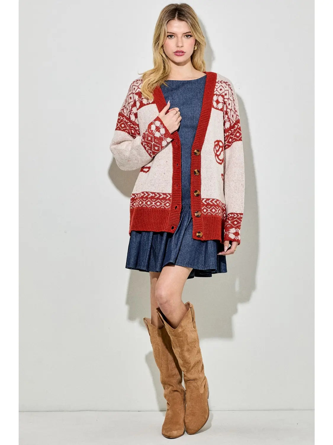 Cowgirl Printed Sweater