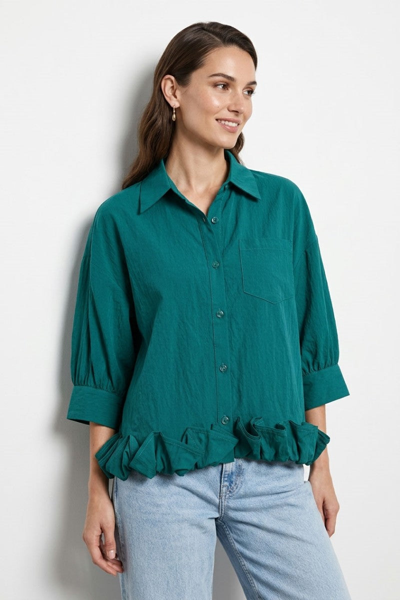 Nora Ruffle Shirt