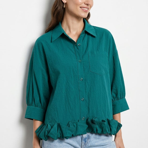 Nora Ruffle Shirt