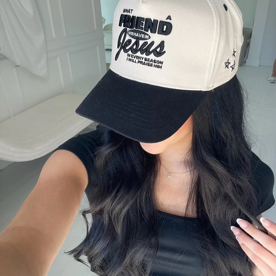 Friend in Jesus Trucker Hat