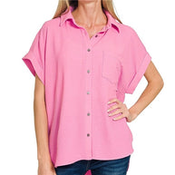 Airflow Button Down Shirt Plus