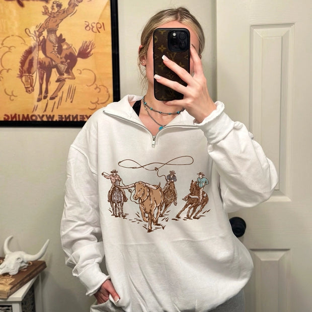 Wild Cowboys Quarter Zip