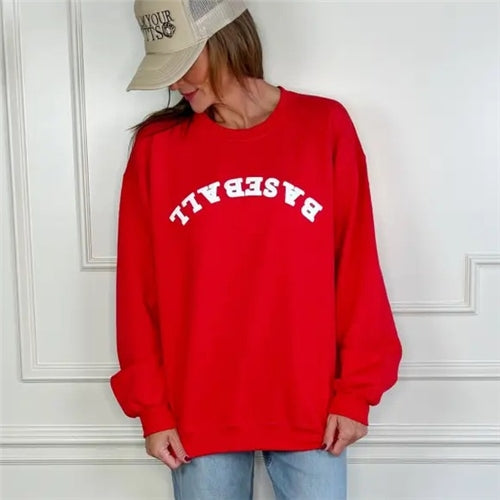 Baseball Puff Sweatshirt