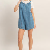 The Dolly Denim Romper