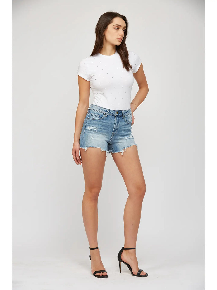 Mustang Island Denim Shorts