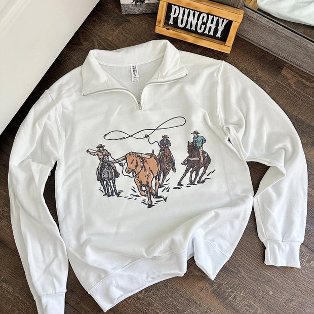 Wild Cowboys Quarter Zip