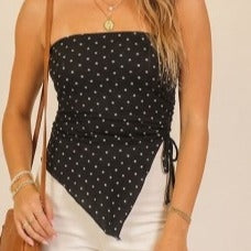 Dotsy Aymetrical Top