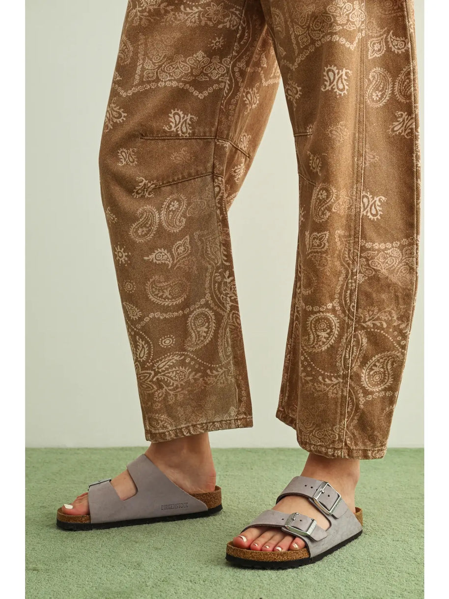 Paisley Print Pant