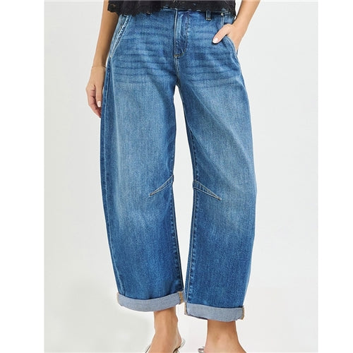 Curvy Barrel Jeans