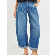 Curvy Barrel Jeans