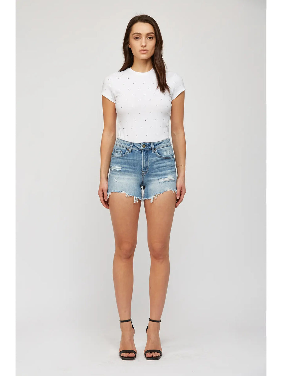 Mustang Island Denim Shorts