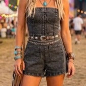 Larou Shorts Romper