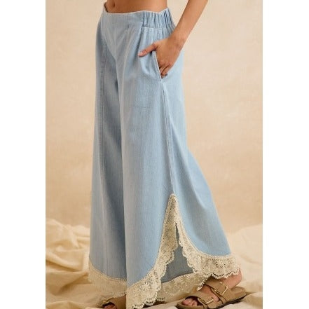 Lace Leg Pants