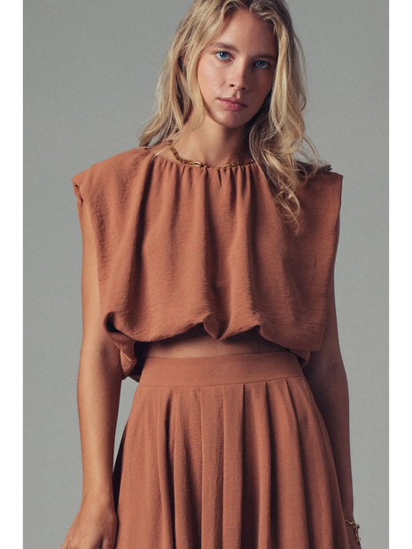 Volumina Tie Back Top