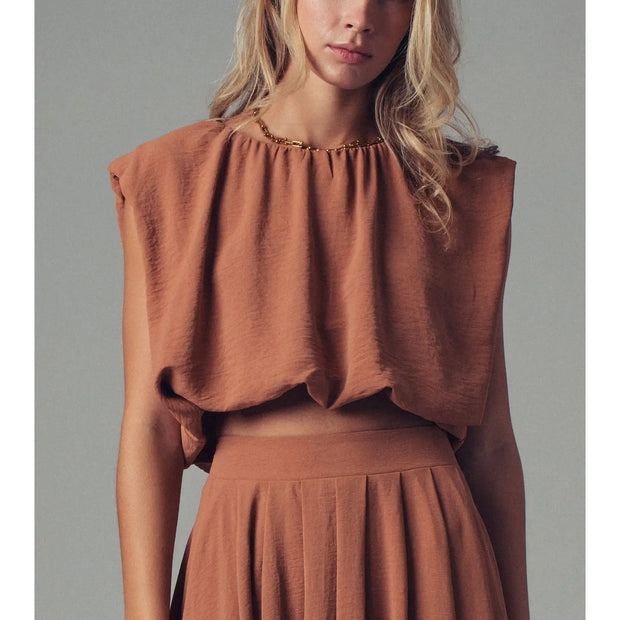 Volumina Tie Back Top