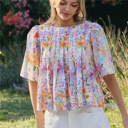 Curvy Spring Fever Blouse