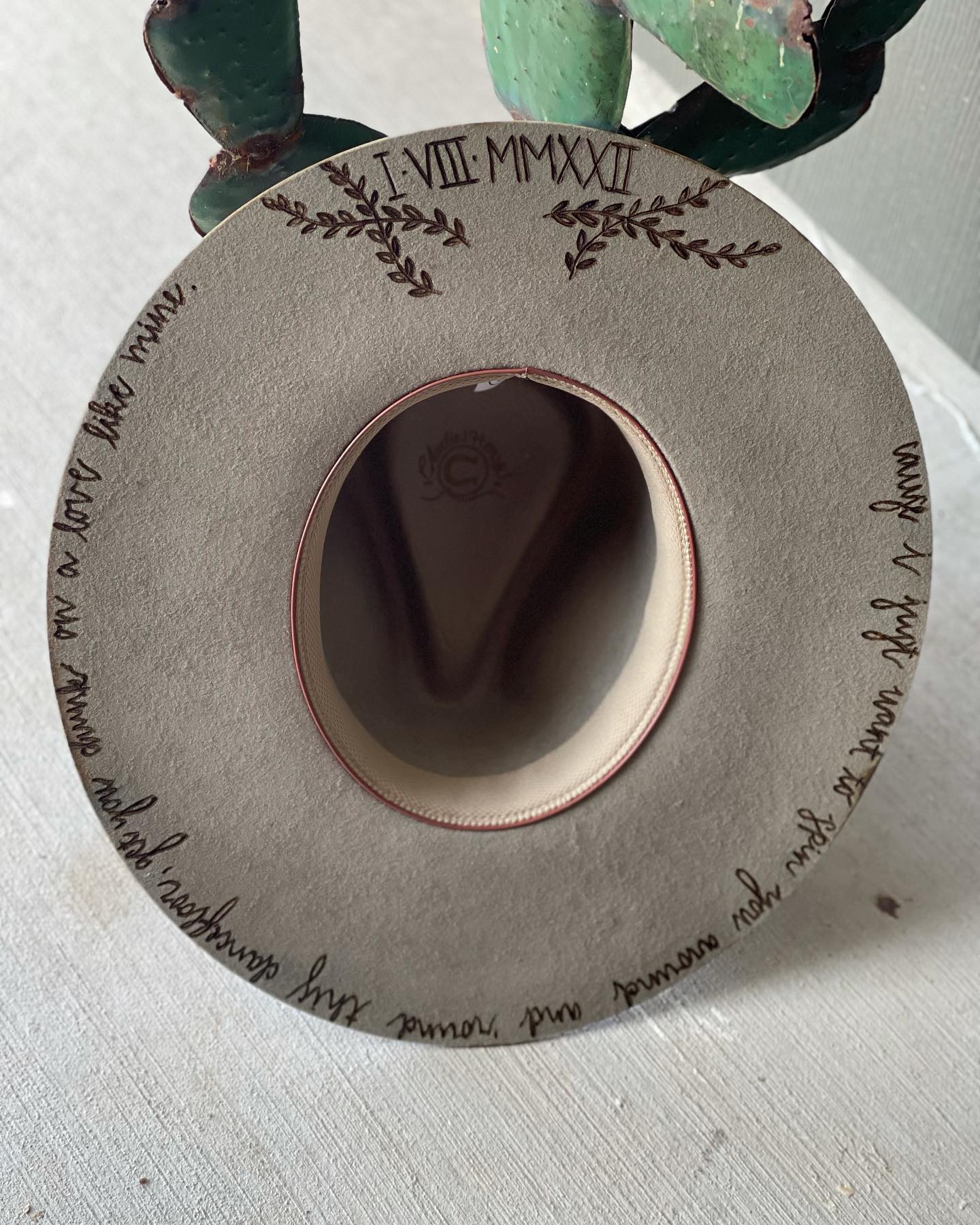 Bridal CUSTOM HAT Order