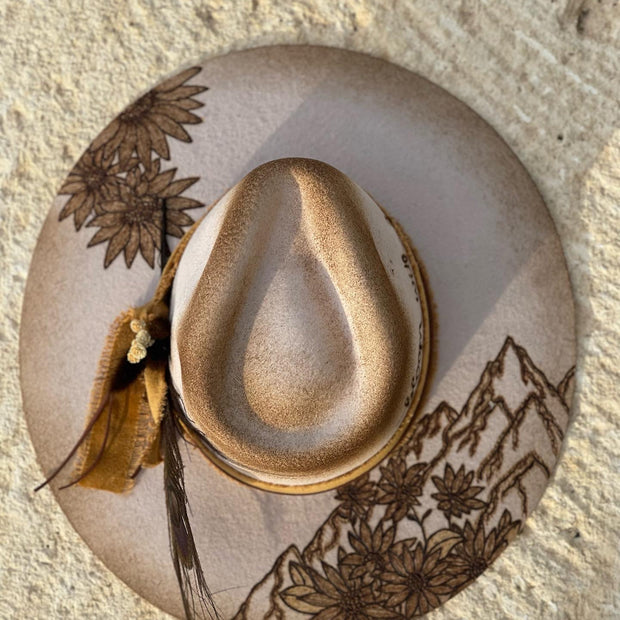 Sunflowers & Mountains Hat